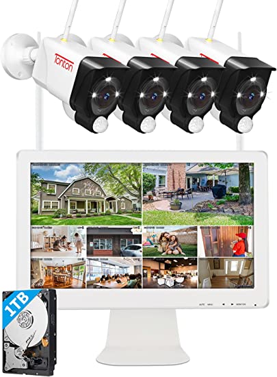 Tonton Wireless All-in-One Ultra HD Security Camera System 