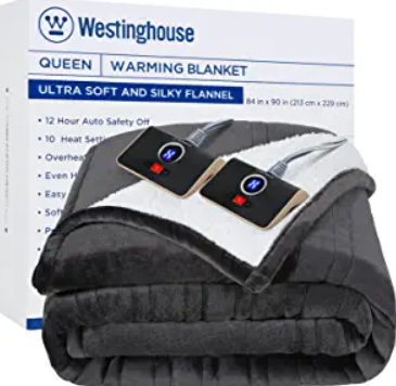Westinghouse Electric Blanket Heated Throw