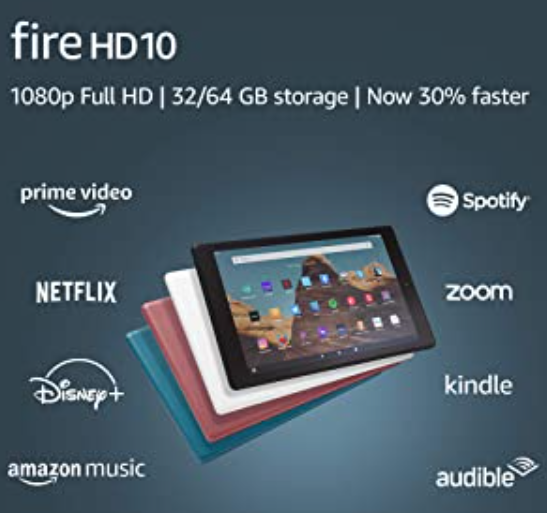 Fire HD 10 Tablet (10.1" 1080p full HD display