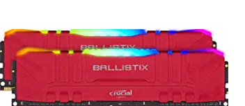Crucial Ballistix RGB 3000 MHz DDR4 DRAM Desktop Gaming Memory Kit 16GB (8GBx2) CL15 BL2K8G30C15U4RL