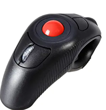 EIGIIS 2.4G Ergonomic Trackball Finger Handheld USB Wireless Mouse