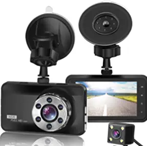 ORSKEY Dash Cam Front and Rear 1080P Full HD Dual Dash Camera 