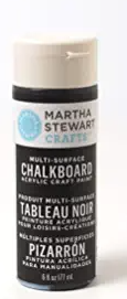 Martha Stewart Crafts Martha Stewart Multi-Surface Chalkboard Black, 6 oz Paint, 6 Fl Oz