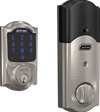 SCHLAGE BE469ZP CAM 619 Connect Smart Deadbolt with alarm