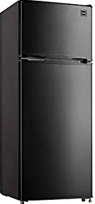 RCA RFR741-BLACK Apartment Size-Top Freezer-2 Door Fridge
