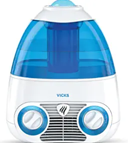 Vicks Starry Night Filtered Cool Mist Humidifier, Medium to Large Rooms, 1 Gallon Tank – Cool Mist Humidifier for Baby and Kids Rooms with Light Up Star Night Light Display,