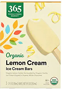 365 by Whole Foods Market, Ice Cream Bar Lemon Cream Organic 