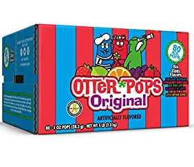 Otter Pops Freezer Ice Bars, Fat-Free Ice Pops, Original Flavors 