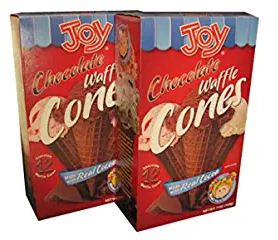 Joy Cone, Chocolate Waffle Ice Cream Cone, 7oz
