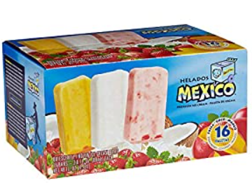 Eva xo Mexico Ice Cream Bars, Fruit 