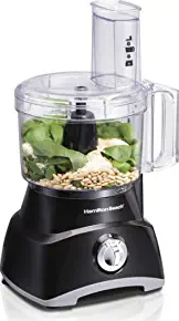 Hamilton Beach Food Processor & Vegetable Chopper for Slicing, Shredding, Mincing, and Puree, 8 Cup, 